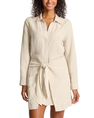 St. Lucia Sarong Shirtdress Cover Up