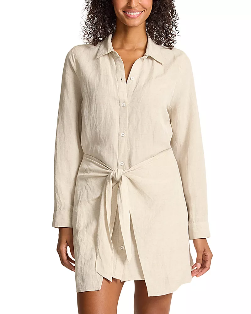 Tommy Bahama St. Lucia Sarong Shirtdress Cover Up