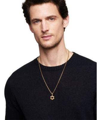 Deco Star of David Pendant, 24mm