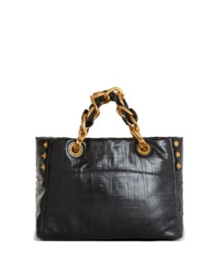  1945 Soft Cabas Small-Pb Embellished Crinkle Leather Handbag