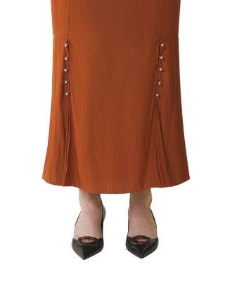 Midi Skirt in Charmeuse