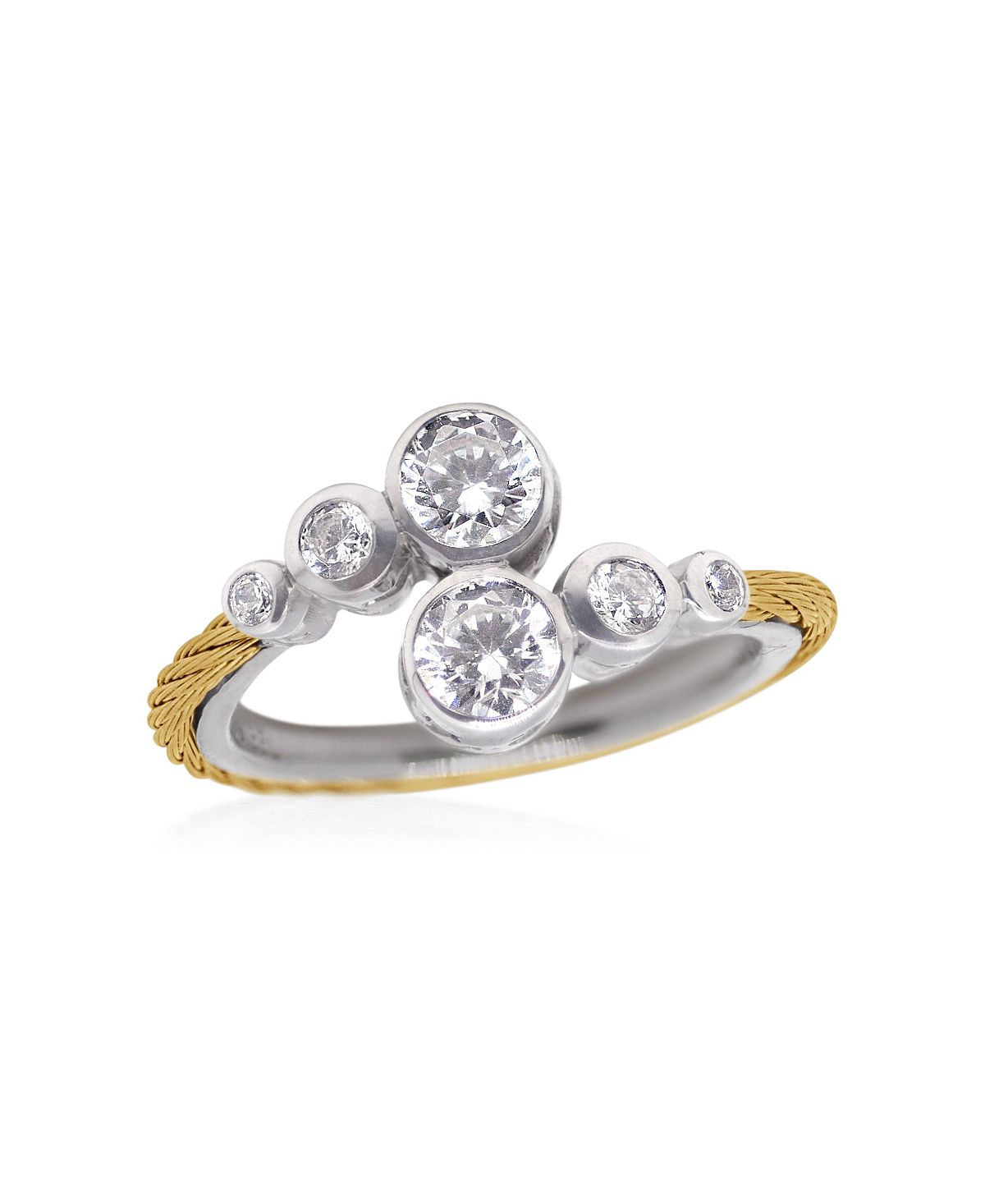 Alor Day Diamonds Round Bypass Ring, 0.5ct Lab Grown Diamonds