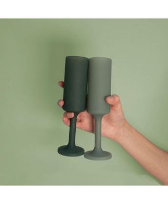 Seff Unbreakable Champagne Flutes - Set of 2