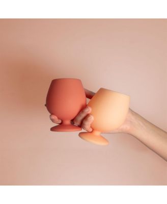 Stemm Silicone Unbreakable Wine Glasses - Set of 4