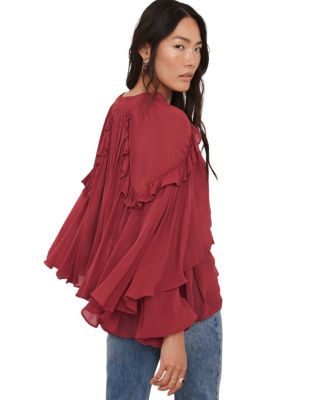 Women's Ruffle Layered Blouse