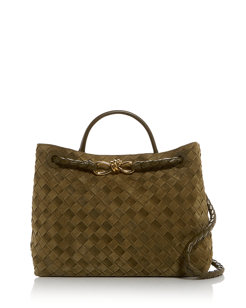 Bottega Veneta Medium Andiamo Intrecciato Leather Shoulder Bag