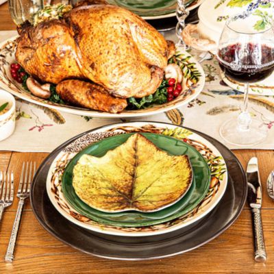 Forest Walk Leaf Cocktail Plate Set/4