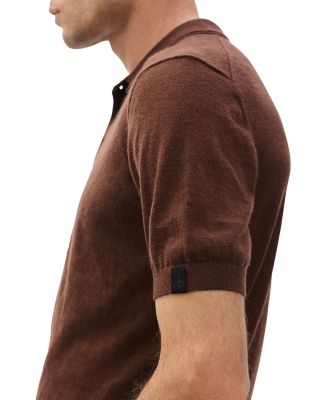 Lightweight Downing Cashmere Polo Shirt