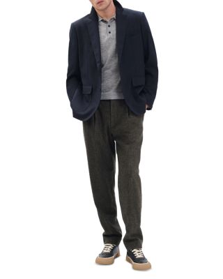 Lightweight Downing Cashmere Polo Shirt