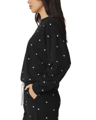 Love Lounge Embroidered Sweatshirt & Jogger Pants