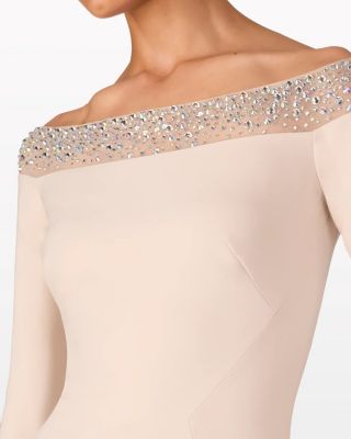 Calypso Off-the-Shoulder Midi Dress