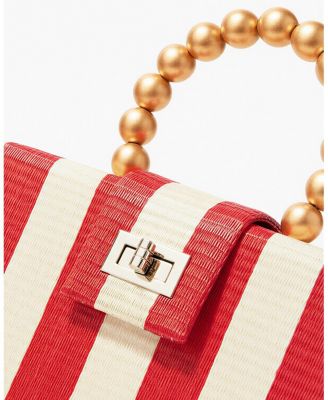  The Louisa Woven Straw Clutch Bag