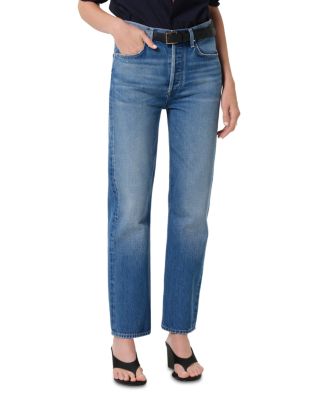 Blaine Vintage High Rise Straight-Leg Jeans in Jonie