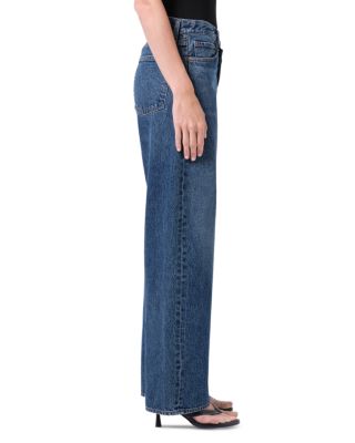 Arc High Rise Straight Crisscross Jeans in Form