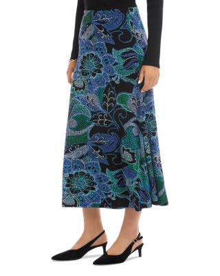 Side Slit Midi Skirt