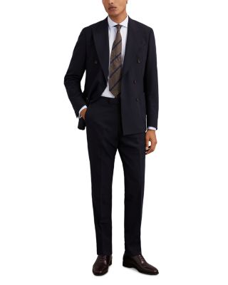 Double Breasted Wool Blend Blazer