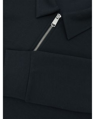 Interlock Half Zip Sweater