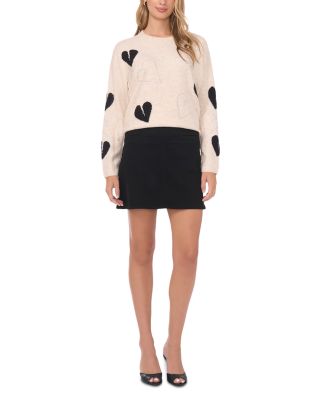 Many Hearts Crewneck Sweater