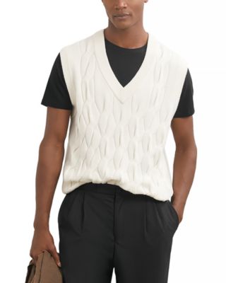 V Neck Cardigan Sweater Vest