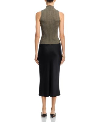 Blake Ribbed Sleeveless Turtleneck Top