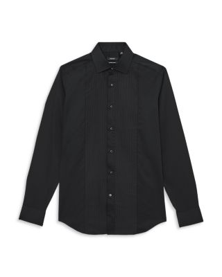 Cotton Slim Fit Long Sleeve Dinner Shirt
