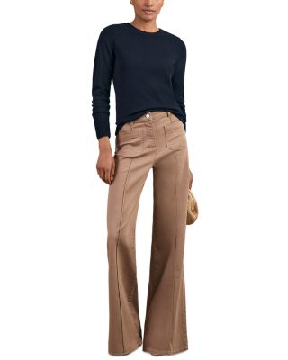 Pointelle Detail Sweater