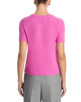 100% Cashmere Short Sleeve Shell Top - Exclusive