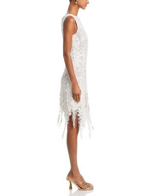 Sleeveless Foxgloves Guipure Lace Dress