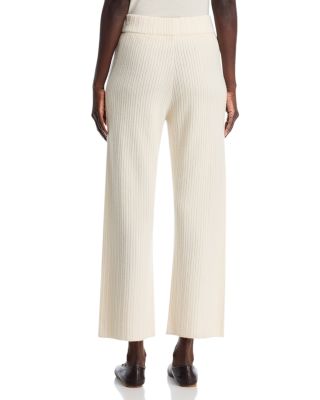 Mixed Stitch Pull On Knit Pants