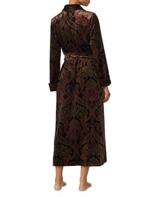 Long Sleeve Shawl Collar Long Robe