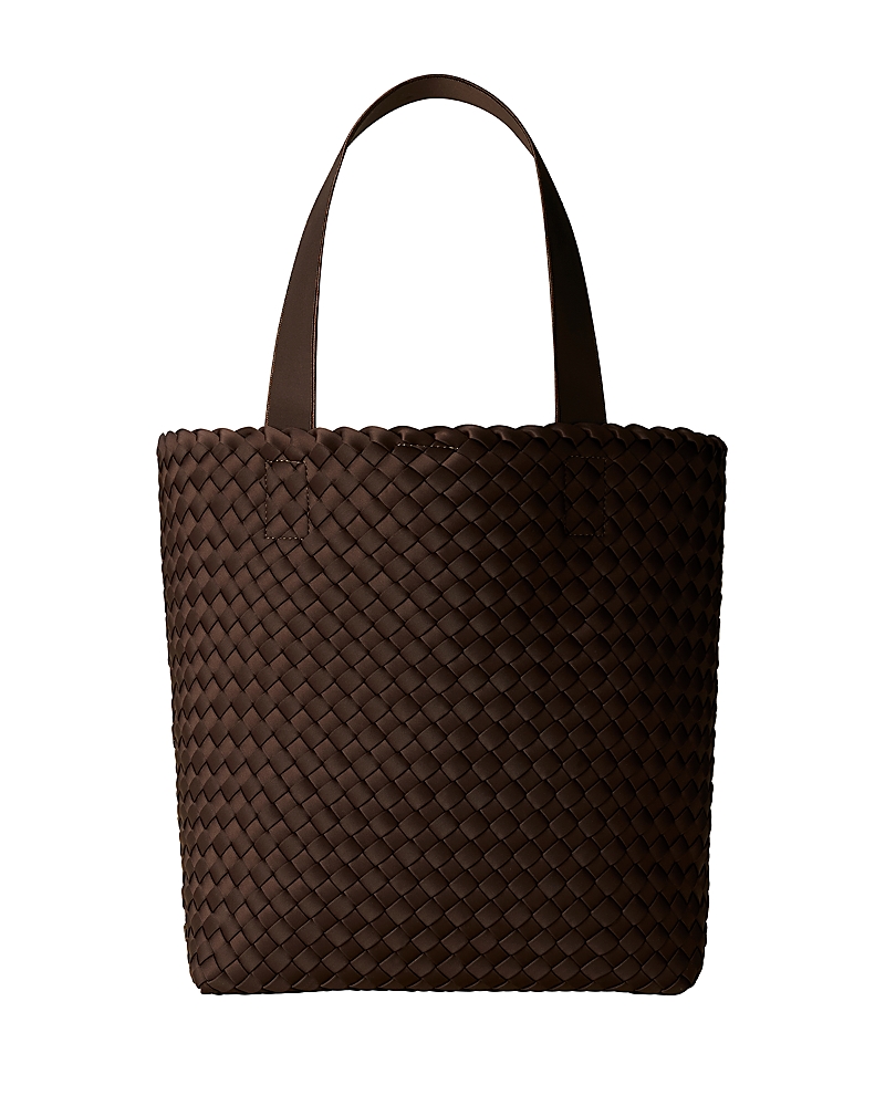 Naghedi Cosmo Large Woven Tote Bag In Brown