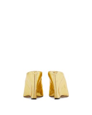 Women's Peep Toe Wedge Mules