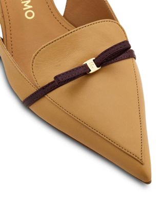 Women's Micro Bow Slingback Pumps