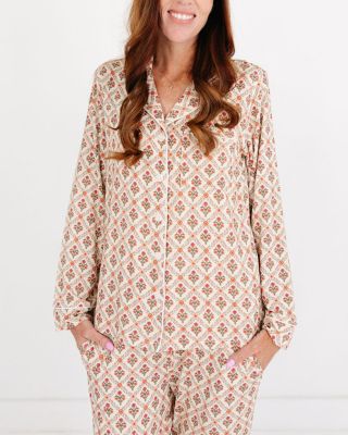 Holly Trellis Bamboo Pajama Set