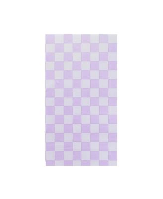  Harlequin Checkered Paper Guest Napkins, Set of 16
