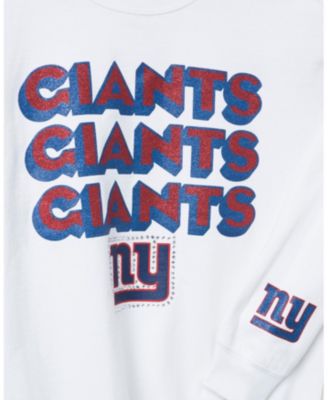  Unisex NFL New York Giants Repeat Bling Flea Market Crew Fleece Sweatshirt