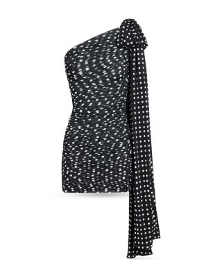 One Shoulder Draped Dress