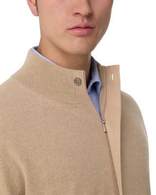 Full-Zip Cashmere Wool Sweater