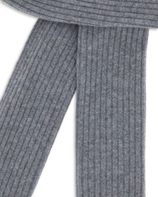 Men's Ribbed Cashmere Scarf