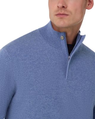 Half-Zip Cashmere Wool Sweater