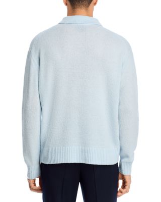 Hadone Relaxed Fit Wool Polo Sweater