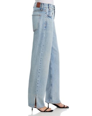 Roy High Rise Wide Leg Jeans in Blue