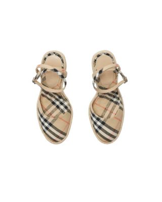 Women's Check Mews Espadrille Pumps