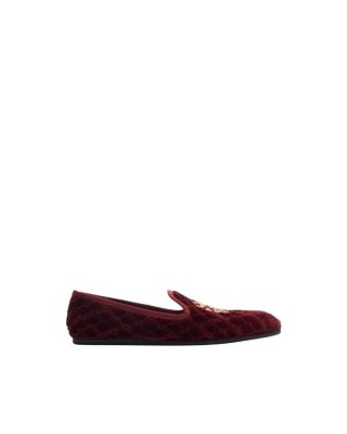  Women&#39;s Quilted Velvet Estate Slippers