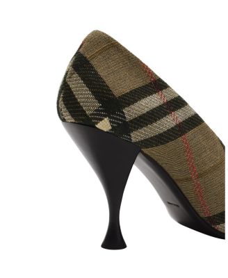 Women's Check Cameo High Pumps