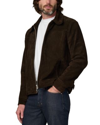 Suede Dress Zipper Jacket