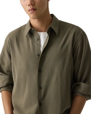 Relaxed Shirt in Leaf Twill