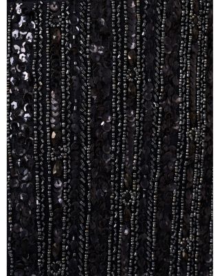 Beaded Cape Long Dress