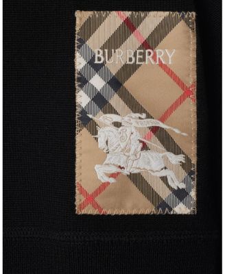  Check Label Wool Cardigan - Baby