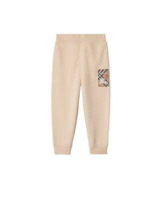 Girls' Check Label Cotton Jogging Pants - Little Kid, Big Kid